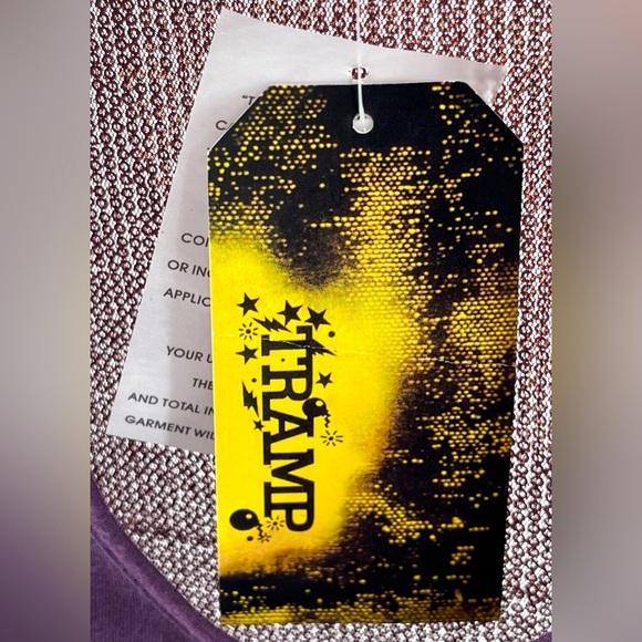 NWT Tramp Purple Racerback Tank with Copper Sequin Detail - Picture 7 of 11